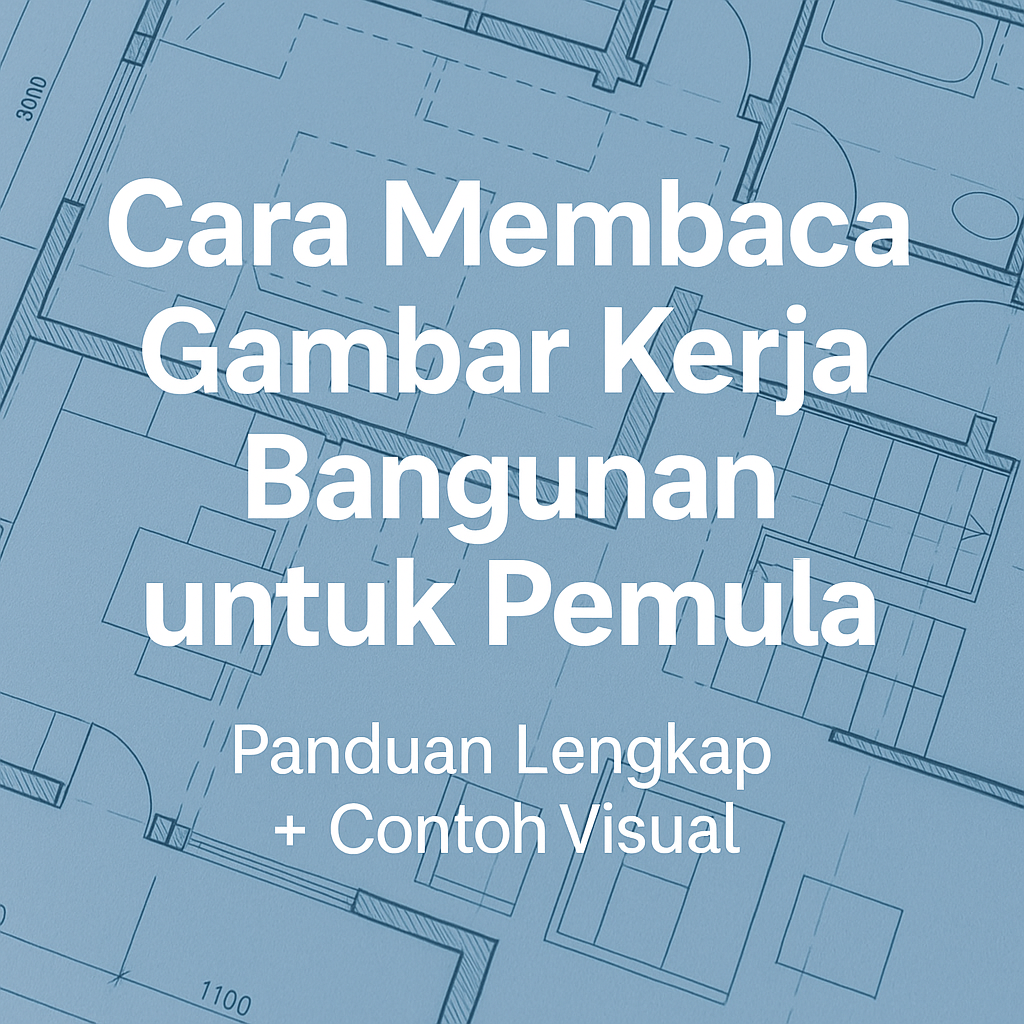 cara membaca gambar kerja bangunan