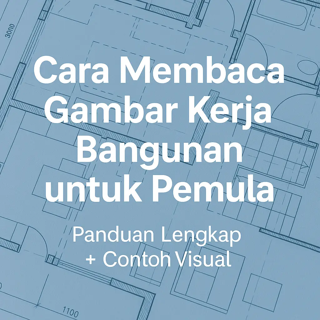 cara membaca gambar kerja bangunan