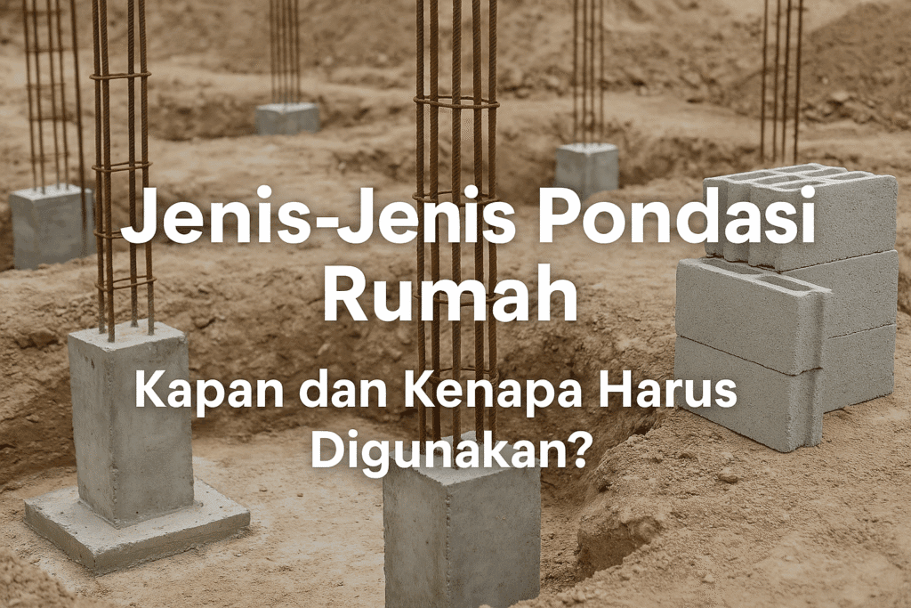 jenis pondasi rumah